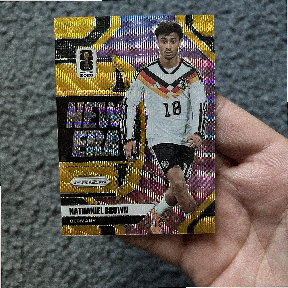 2026 Prizm World Cup Soccer - Nathaniel Brown New Era Gold /10