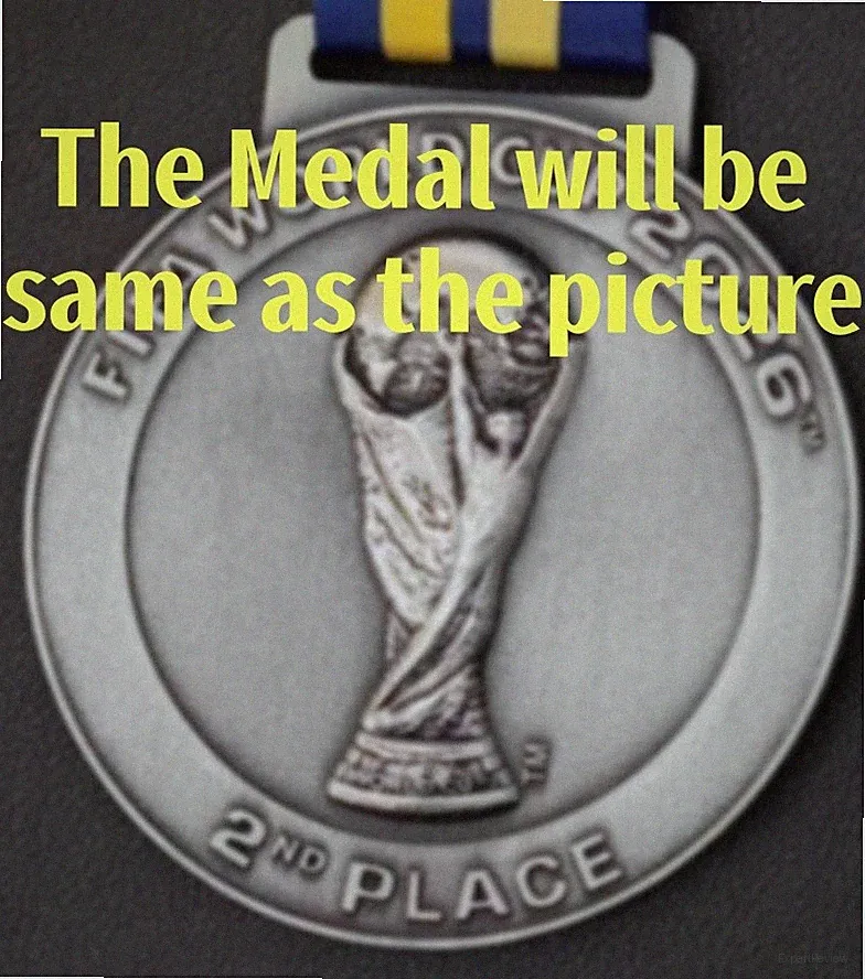 2026 Silver Medals World Cup Second Place Medal Argentina Runner-up Medal New