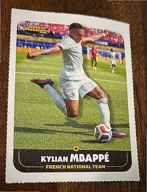 2026 Sports Illustrated Kids Kylian Mbappé French National Team WC 1st SIFK Rc
