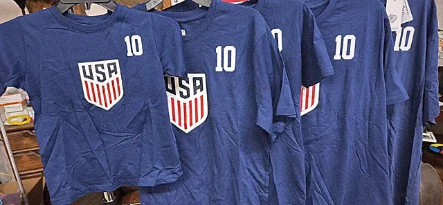 2026 U.S. Soccer Men’s Team USA T-Shirt #10 Pulisic Navy Adult XL NWT Fifa