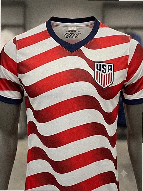 2026 USA National Team Soccer Jersey Home Kit World Cup Shirt Mens S M L XL