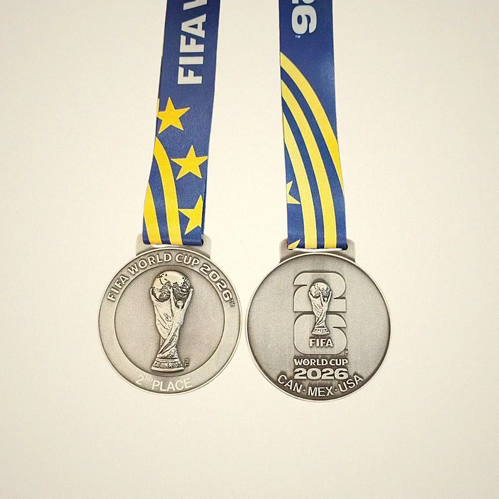 silver soccer medals