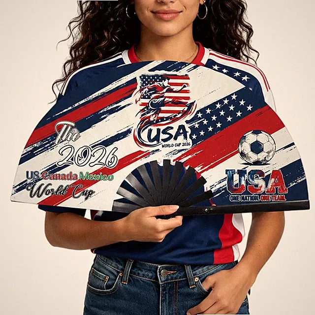 2026 World Soccer Cup Folding Fans – Game Day Essentials for Stadium...