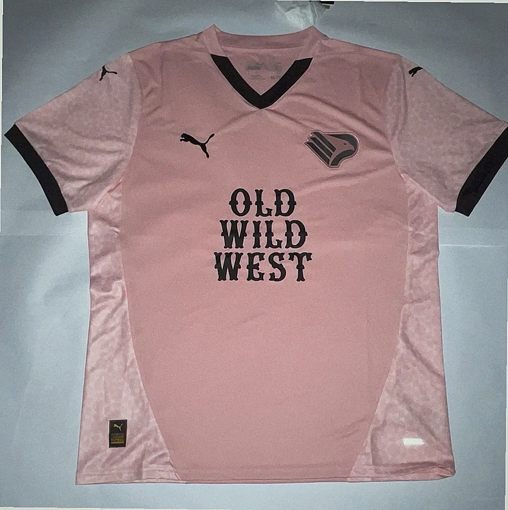 24/25 PUMA Palermo Pink Soccer Jersey Men's DryCell Large
