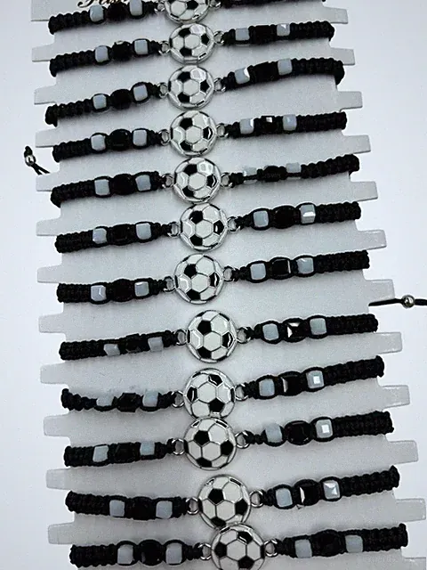 24 Pc soccer party favor Bracelet soccer Gifts for world cup party favor