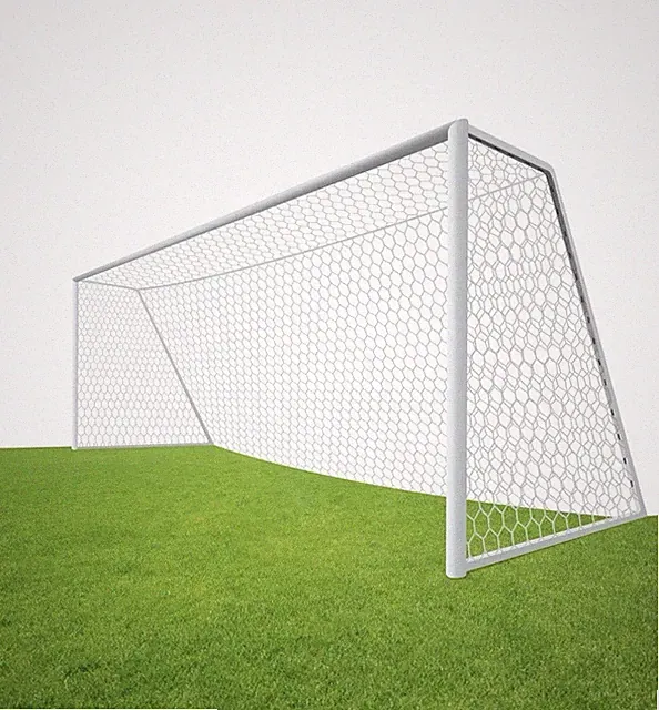 24x8ft Soccer Goal Net Heavy Duty White Outdoor Replacement