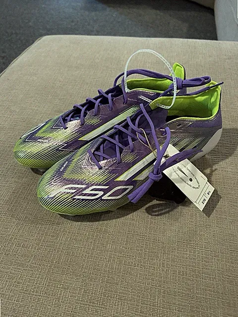 $270 MSRP Adidas F50 Elite Soft Ground Cleats Purple Sz 6 JH7633