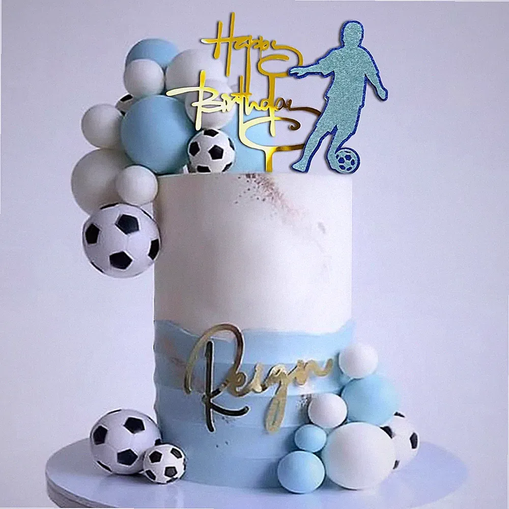 Soccer Cake Topper for Boys