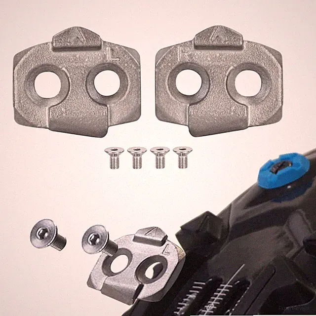 2Pcs Cycling Shoes Cleats Easy to Install with Screws Nonslip Maintenance for