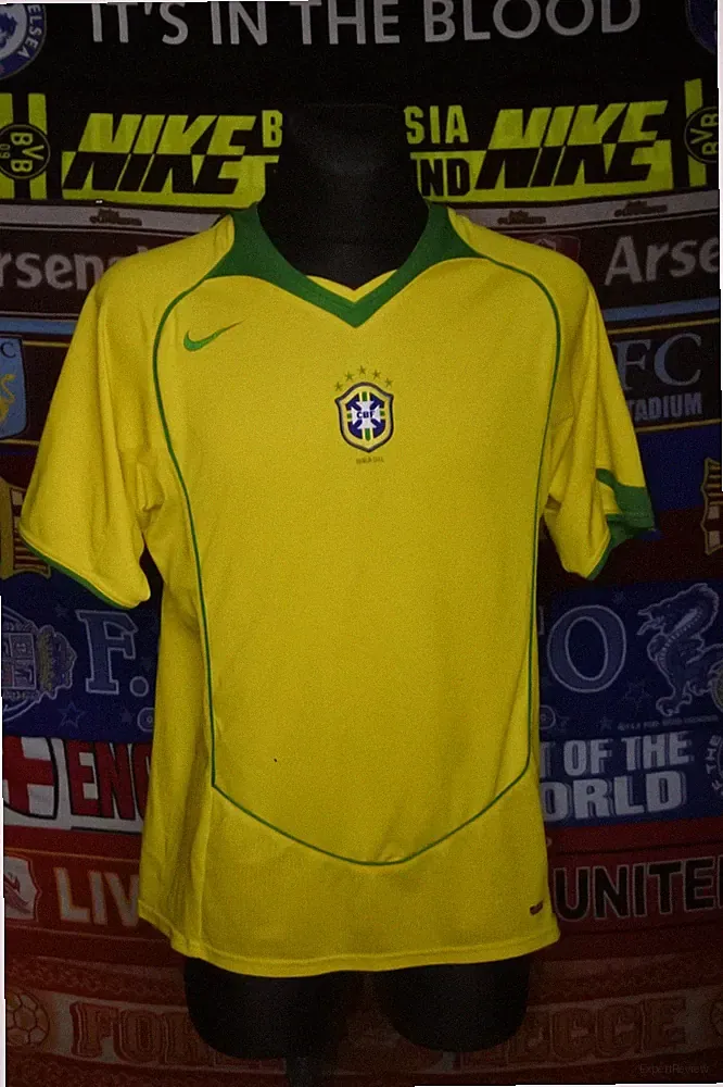 3.5/5 Brazil (Brasil) adults M 2004 football shirt jersey camisa camiseta soccer
