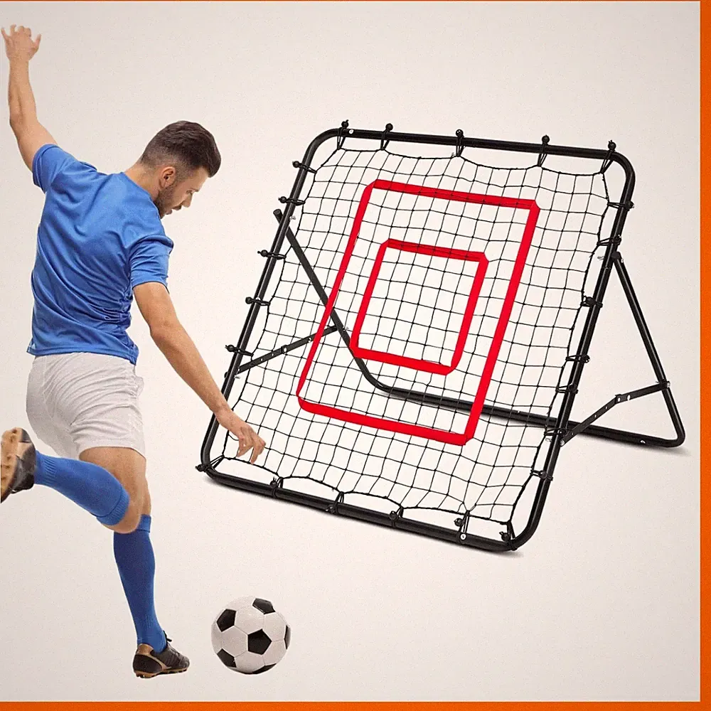 3.5 x 3.5 ft Soccer Rebounder Rebound Net, Football Training Gifts, Rebound S...