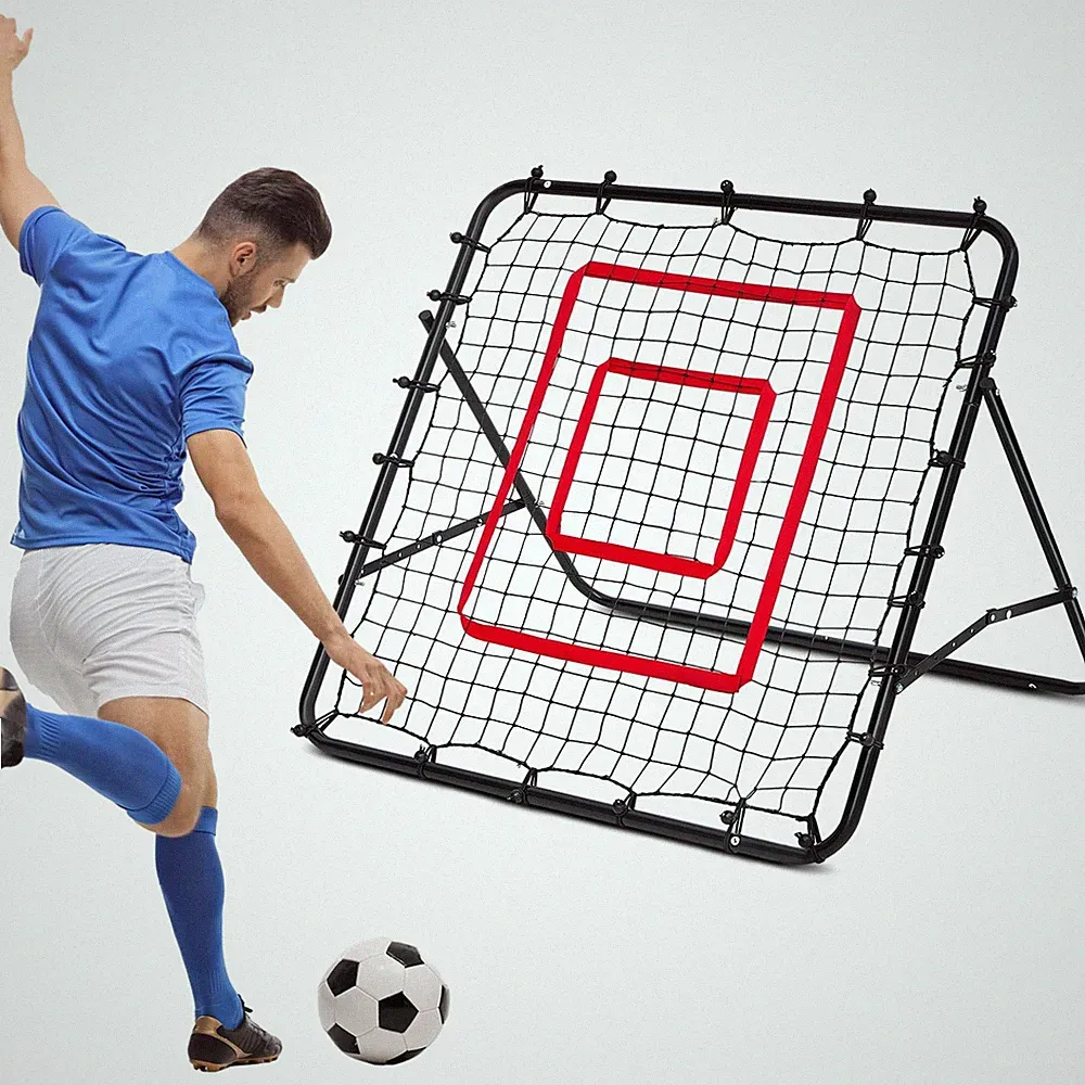 3.5 x 3.5 ft Soccer Rebounder Rebound Net, Football Training Gifts, Rebound S...