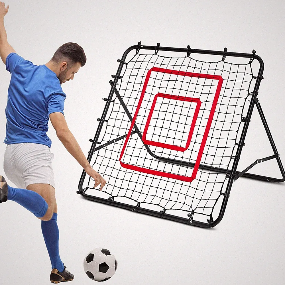 3.5 x 3.5 ft Soccer Rebounder Rebound Net, Football Training Gifts, Rebound S...