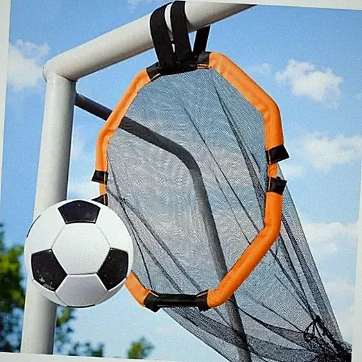 3 in 1 Soccer Goal Target Net Practice Orange