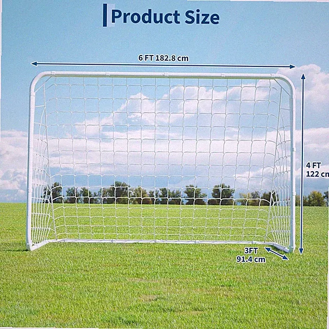 3-in-1 Soccer Rebounder Net and Goal Portable Football Trainer Heavy-Duty Steel