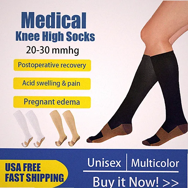 3 Pair Adult Cycling Running Long Stocking Thin Knee High Football Soccer Socks