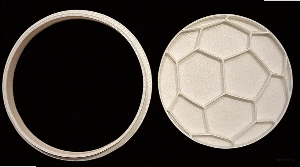 3D Printed Cookie Cutter - 3.5" Soccer Ball #1009