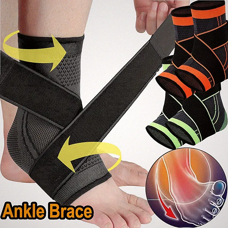 3D Woven Sports Ankle Brace Support High Protection for Running Basketball Sport