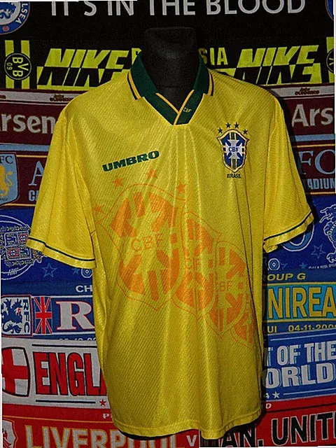 4.5/5 Brazil (Brasil) adults XL/XXL 1994 retro football shirt jersey soccer