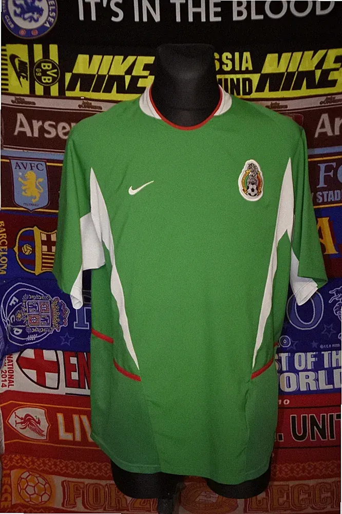 4.5/5 Mexico adults XL 2003 home football shirt jersey camiseta soccer