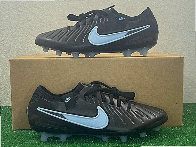 4 Men/5.5 Women - Nike Tiempo Legend 10 Elite AG Black Shadow Pack Soccer Cleats