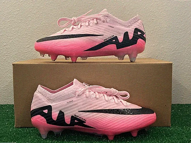 4 Men/5.5 Women - Nike Zoom Mercurial Vapor 15 Elite SG Pro Pink Soccer Cleats