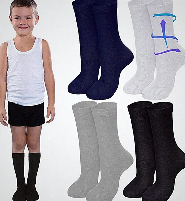 4 Pairs Kids Compression Socks