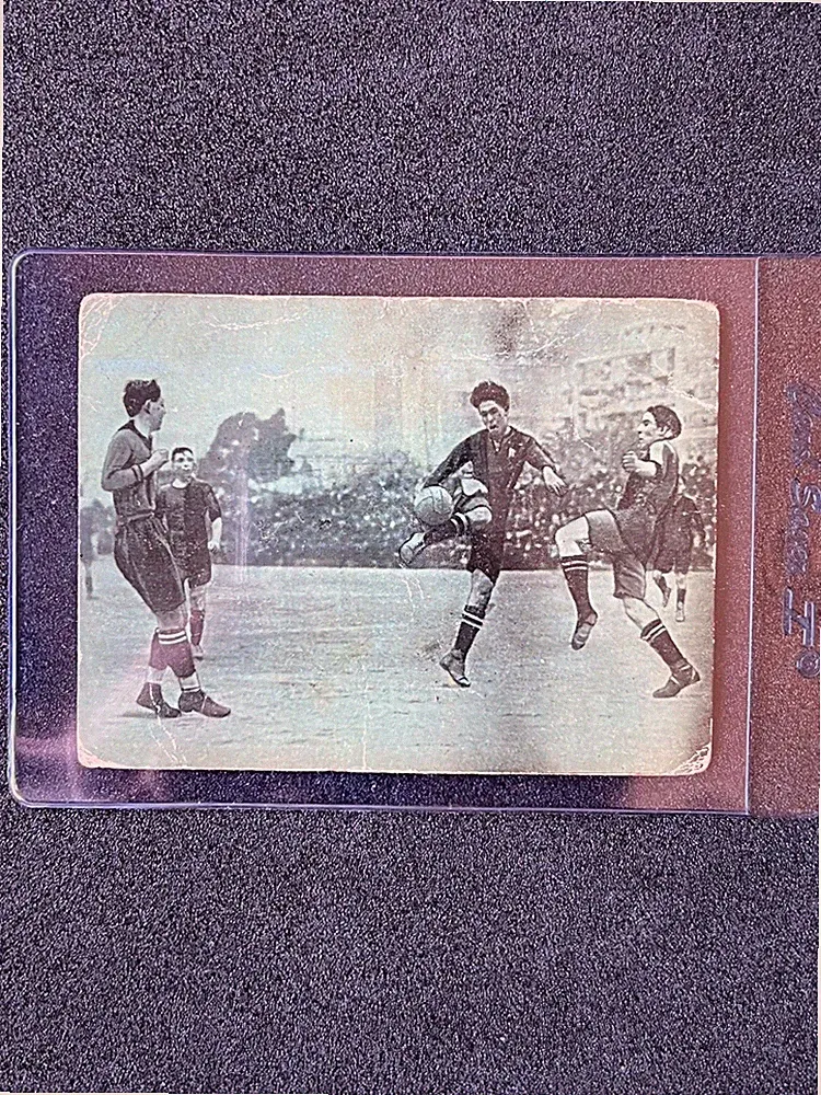 #41 Paulino Alcantara Trading Card Soccer circa 1920 RARE Barcelona FCB Vintage