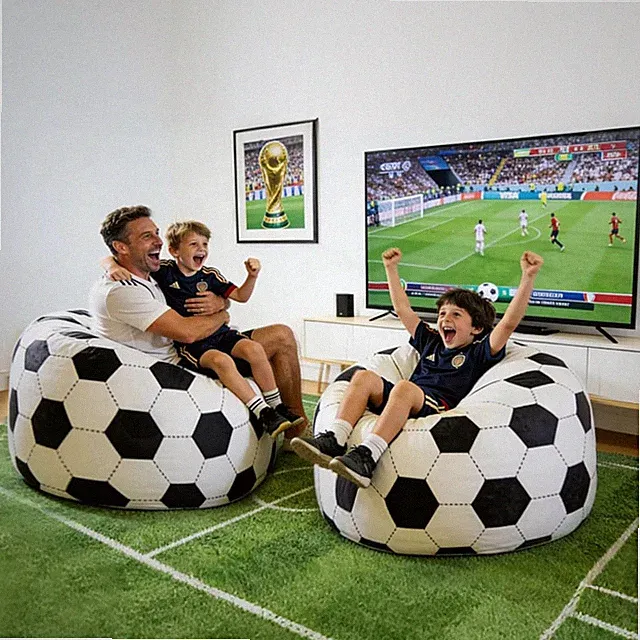4FT Soccer Football Bean Bag Chair for Adults&Kids World Cup 2026 Ging