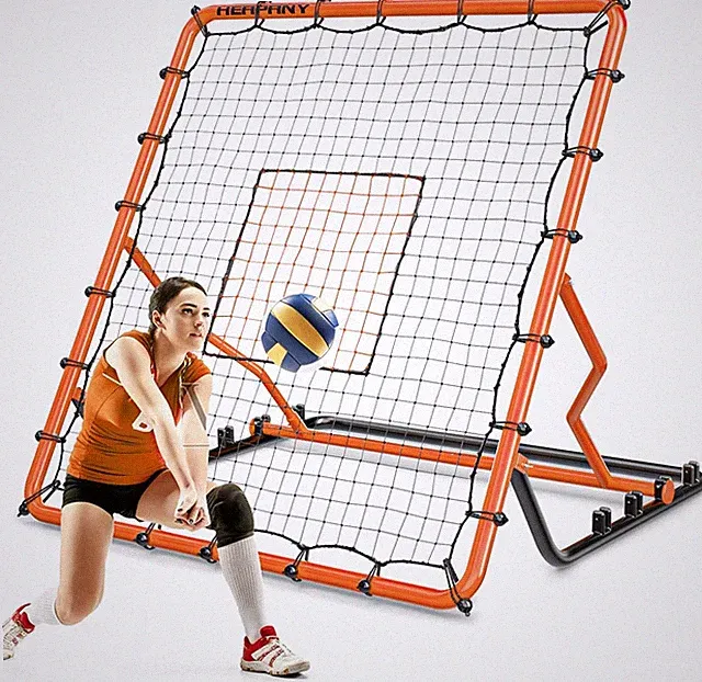 4x4.5 FT Baseball Rebounder Net - Adjustable Pitch Back for Training & Practice