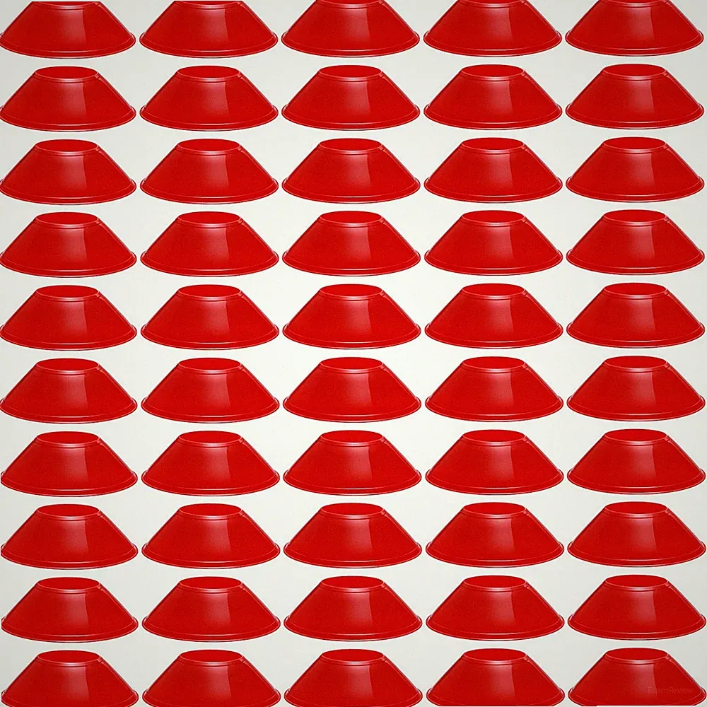 50 Mini Soccer Cones for Agility Training, Drills & Sports Practice