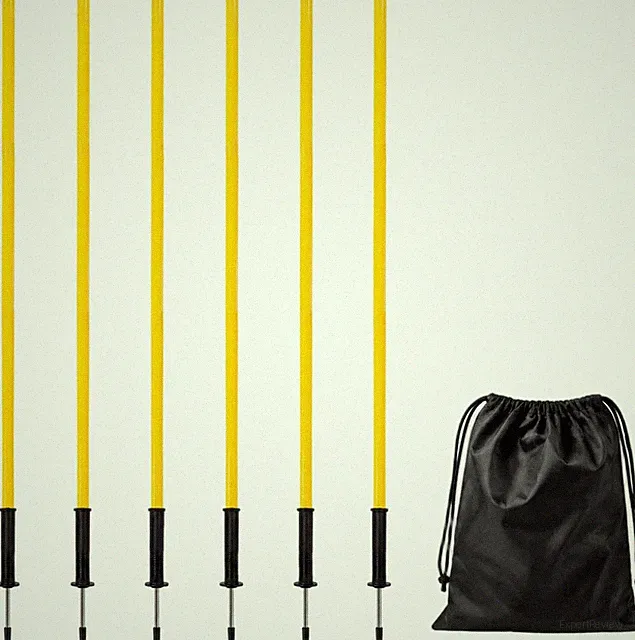 5FT Agility Training Poles, Adjustable Speed and Agility Training Equipment