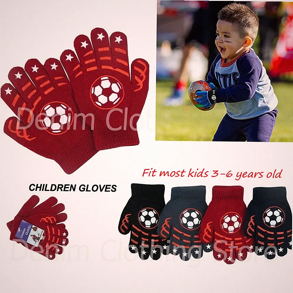 winter soccer gloves kids