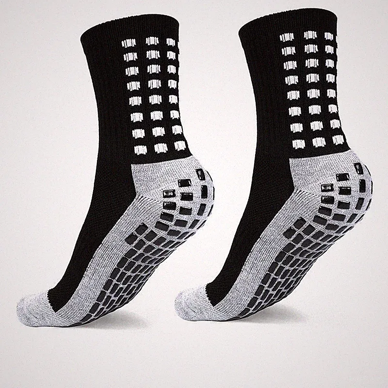 6 Pairs Sport Socks Anti Slip W/Grip Soccer Boy Football Basketball Sock Premium