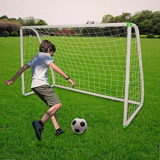 6'X4' Soccer Goal for Backyard Kids Portable Soccer Net with High-Strength Ne...