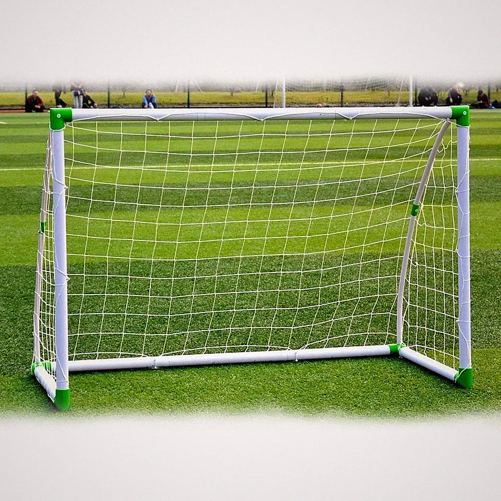 6FT x 4FT Portable Soccer Goal Net Kids Teens Outdoor Football Training