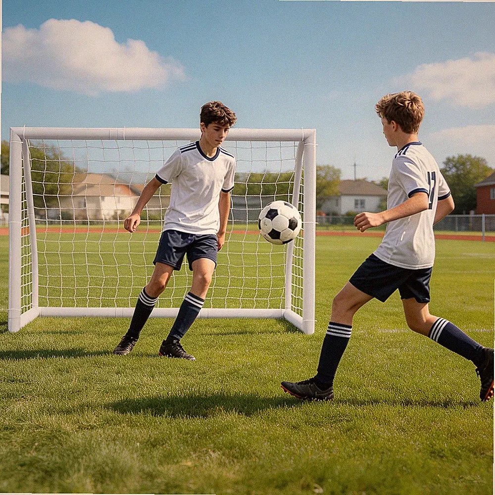 6x4 ft Portable Soccer Goal Net Training Equipment for Kids Youth Toddler Games