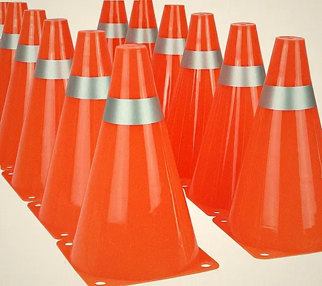 7 Inch Traffic Cones Sports Soccer Drills Agility Training Orange Cones for K...