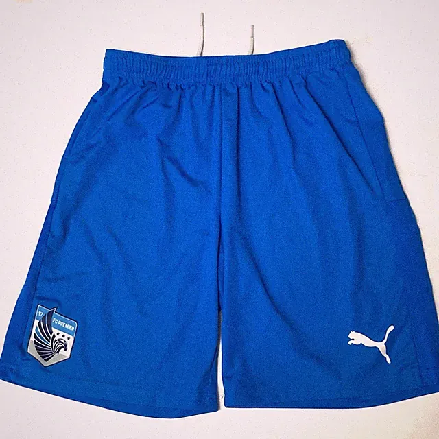 97 FC PREMIER Puma Men's Soccer Shorts Teamgoal Blue 704262-02 Size S SMALL