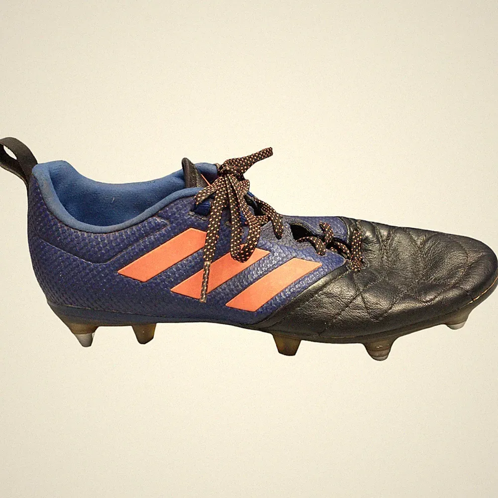 addidas Ace 17.1 Soccer Cleats Womens Sz 7 Blue Multi Leather Lace Up SPG 753001