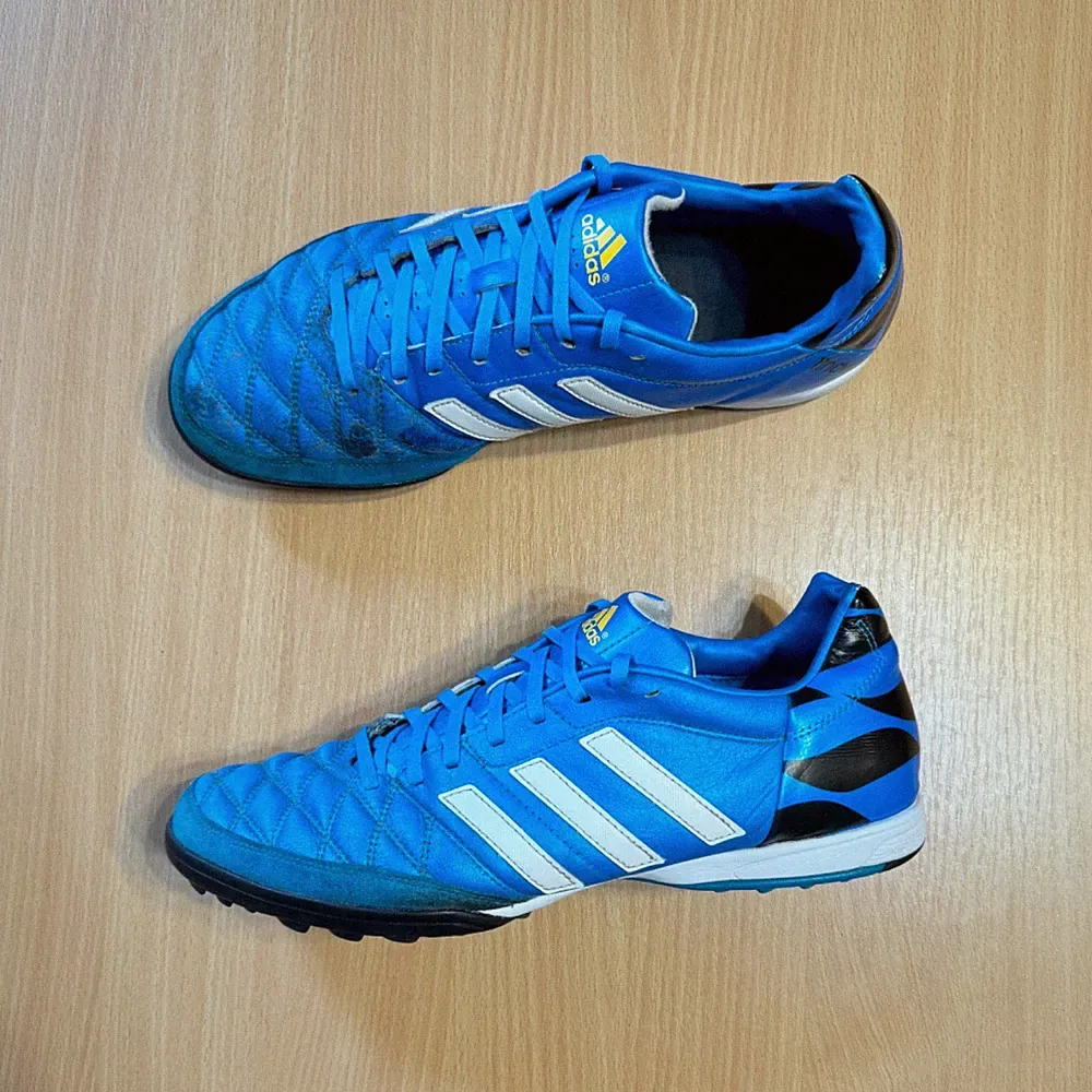 Adidas 11Nova TF Turf 2014 Leather Football Shoes Soccer Trainers US 11.5 FR 46