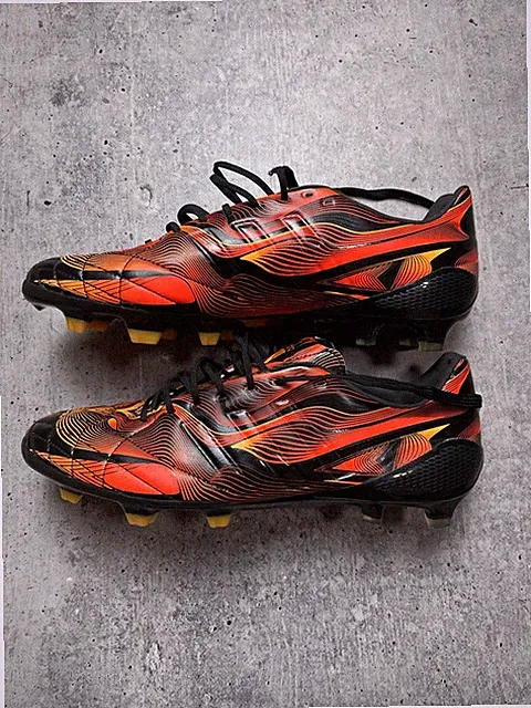 Adidas 11Pro Crazylight FG Soccer Cleats Black Orange US 10 / UK 9.5 M17740