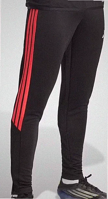 Adidas 3 Stripes Tricot Tapered Cuff Joggers Size S Pants Black GD5957