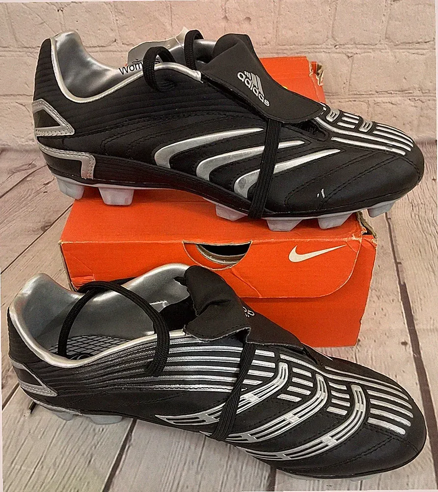 Adidas Absolado TRX FG Women's Soccer Cleats Colors Black Silver Grey US Size 6