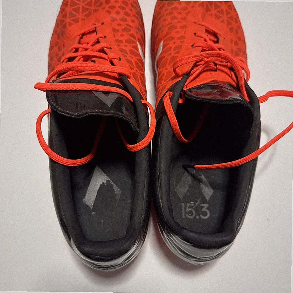 Adidas Ace 15.3 Mens 13 Soccer Cleats Shoes Sneaker Orange S83222 Indoor