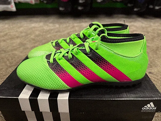 adidas Ace 16.3 PrimeMesh TF J Kids Soccer Turf Cleats SZ 4 Vintage