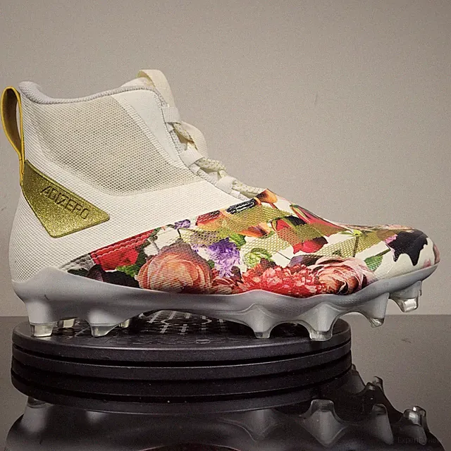 Adidas Adizero Chaos Speed Football Cleats Shoes White Gold IF5121 Men's Sz 12