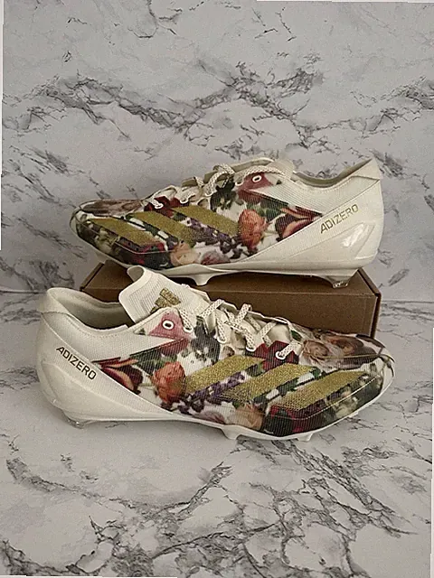 Adidas Adizero Electric Speed Coronation Floral Football Cleats Rare Men Size 15