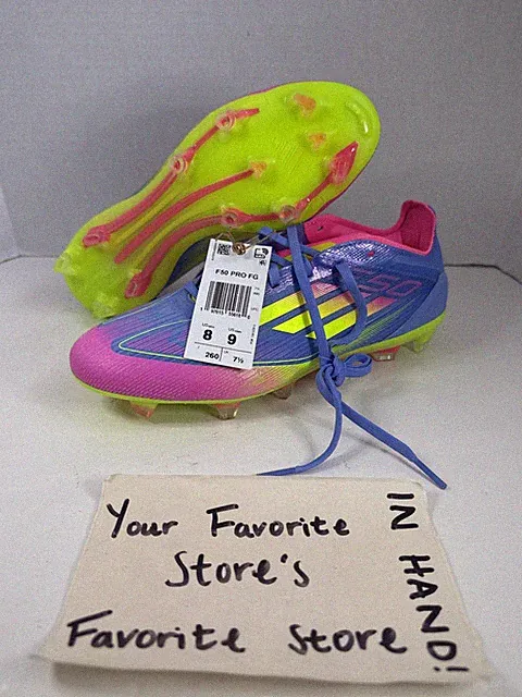 ADIDAS Adizero F50 Pro FG Celestial Victory Pack Soccer Cleats Men's Size 8 RARE