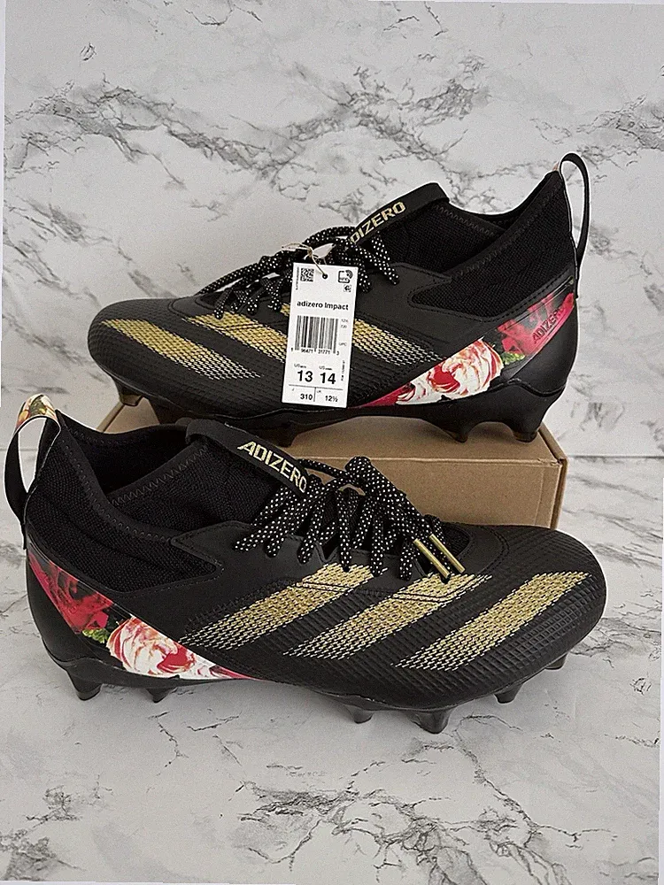 Adidas Adizero Impact Speed Coronation Floral Football Cleats IG5908 Men Size 13